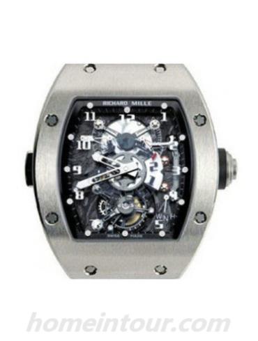 里查德米尔RM003_Platinum男表-黑色表带/表径50x42.7mm