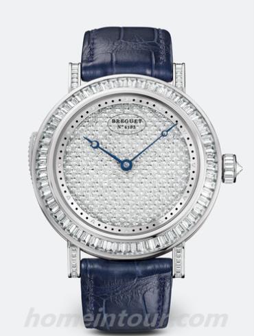 宝玑7639BB_6D_9XV_DD0D男表Classique Complications 经典复杂系列-黑色表带/表径45mm