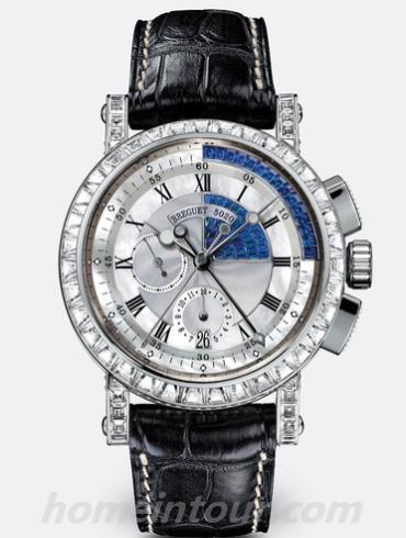 宝玑5829BB_8S_9ZU_DD0D男表LA MARINE 航海系列-黑色表带/表径42mm