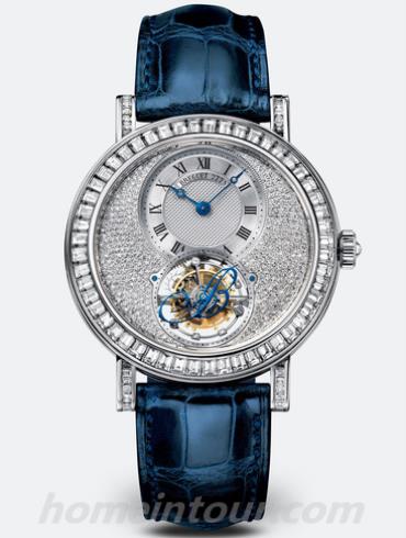 宝玑5359BB_6B_9V6_DD0D男表Classique Complications 经典复杂系列-黑色表带/表径40，3mm