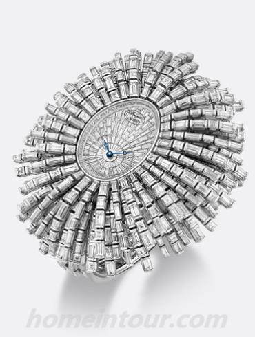 宝玑GJ25BB8989_DDDD女表High Jewellery 高级珠宝腕表系列-白色 表带/表径33 x 24.95 mm