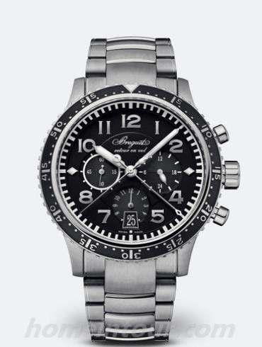 宝玑3810TI_H2_TZ9男表Type XX - XXI - XXII 系列-银色表带/表径42mm