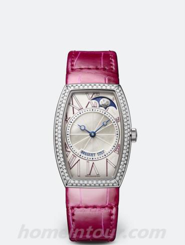 宝玑8861BB_15_986_D000女表Heritage传承系列-粉红色表带/表径35x25mm