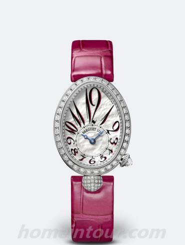 宝玑8928BB_5P_944_DD0D女表Reine de Naples 那不勒斯王后系列-粉色表带/表径33 x 24.95mm