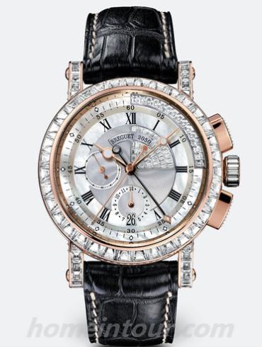 宝玑5829BR_8D_9ZU_DD0D男表LA MARINE 航海系列-黑色表带/表径42mm