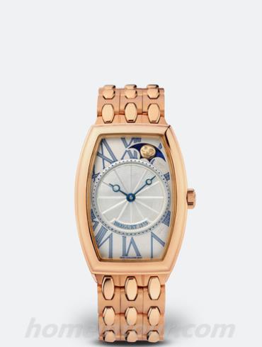 宝玑8860BR_11_RB0女表Heritage传承系列-金色表带/表径35x25mm