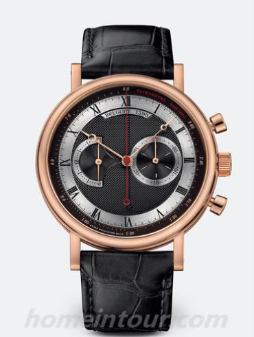 宝玑5287BR_92_9ZU男表Classique经典系列-黑色表带/表径42，5mm