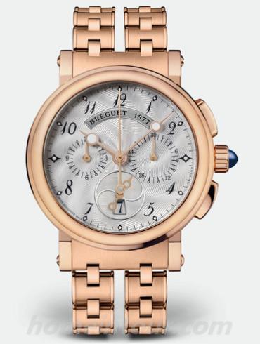 宝玑8827BR_52_RM0男表LA MARINE 航海系列-金色表带/表径34.6mm