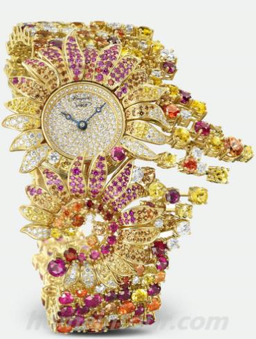 宝玑GJE19BA208589DM1女表高级珠宝腕表系列-金色表带/表径34mm