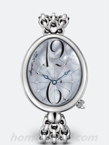 宝玑8967ST_58_J50女表Reine de Naples 那不勒斯王后系列-银色表带/表径43x 34.95 mmmm