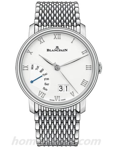 宝珀6668-1127-MMB男表Villeret系列-银色表带/表径40mm