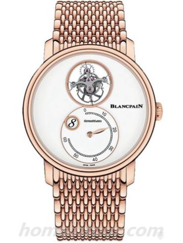 宝珀66260-3633-MMB男表Villeret系列-金色表带/表径42mm