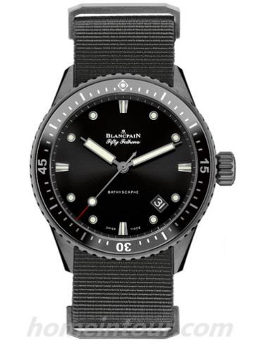 宝珀5000_0130_NAB_A男表五十噚系列-黑色表带/表径43.6mm