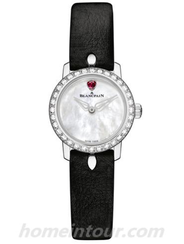 宝珀0063D-1954-63女表Ladybird系列-黑色表带/表径21.5mm