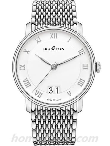 宝珀6669-1127-MMB男表Villeret系列-银色表带/表径40mm