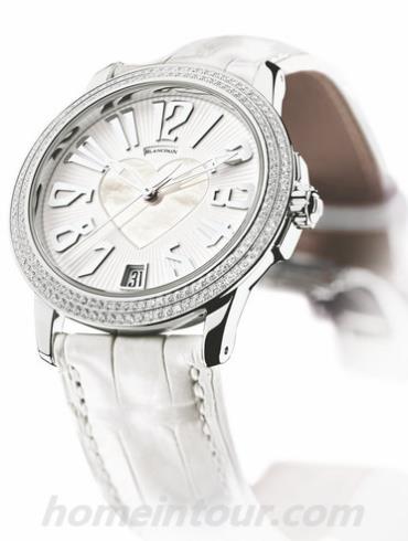 宝珀3300-4544-55B_女表女士腕表系列-珍珠白表带/表径34mm