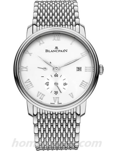 宝珀6606-1127-MMB男表Villeret系列-银色表带/表径40mm