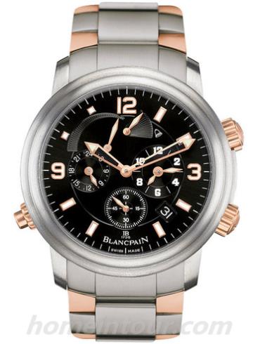 宝珀2041-12A30-98A.B男表-间金色表带/表径40mm