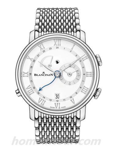 宝珀6640-1127-MMB男表VINTAGE系列-银色表带/表径40.3mm