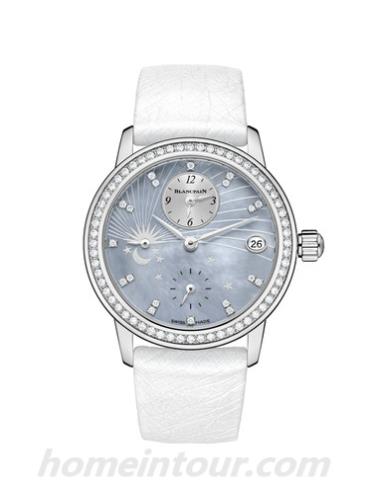 宝珀3760-1954L-95A女表女士腕表系列-白色表带/表径34mm