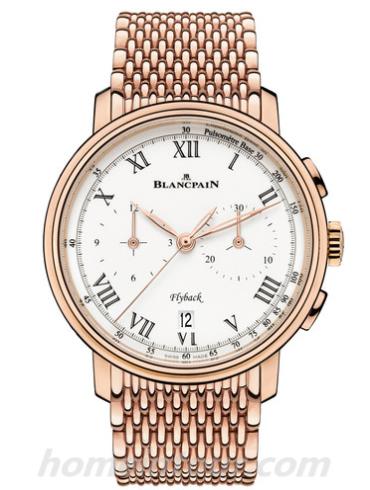 宝珀6680F-3631-MMB男表Villeret系列-金色表带/表径43.6mm