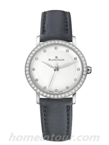 宝珀6102-4628-95A女表女士腕表系列-深灰色表带/表径29mm