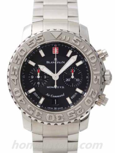 宝珀2285A-1130男表-银色表带/表径40mm