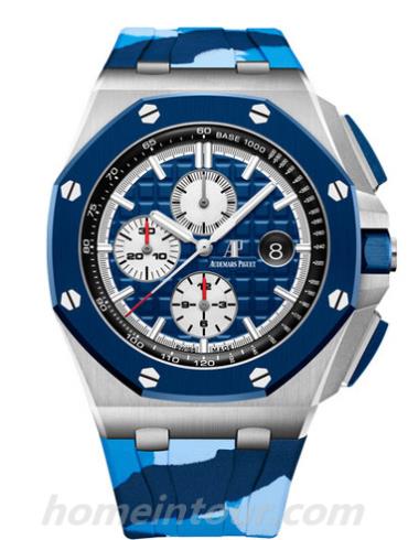 爱彼26400SO.OO.A335CA.01男表皇家橡树离岸型系列-蓝色表带/表径44mm