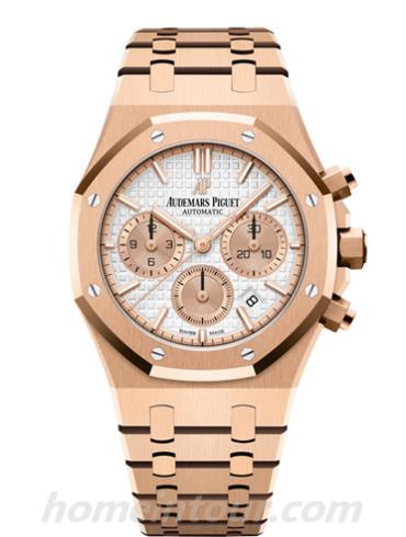 爱彼26315OR.OO.1256OR.01男表皇家橡树系列-金色表带/表径38mm