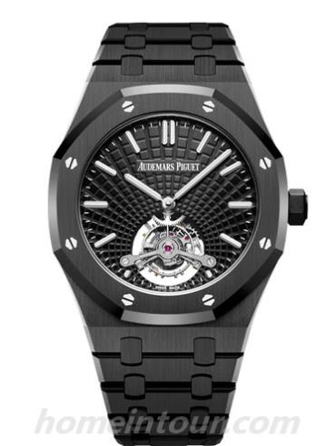 爱彼26522CE.OO.1225CE.01男表皇家橡树系列-黑色表带/表径41mm