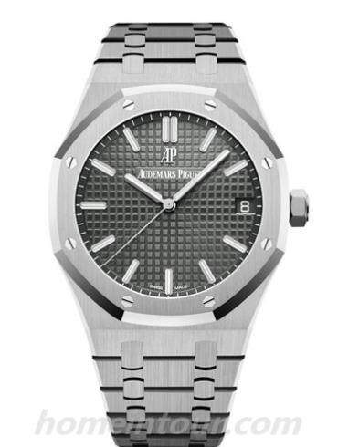 爱彼15500ST.OO.1220ST.02男表皇家橡树系列-银色表带/表径41mm