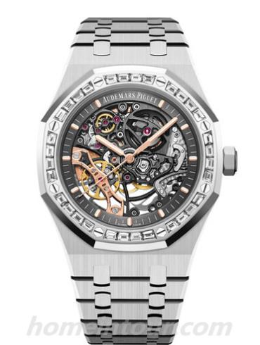 爱彼15412BC.ZZ.1220BC.01男表皇家橡树系列-银色表带/表径41mm