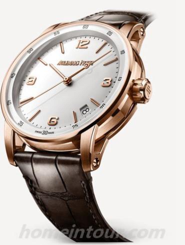 爱彼15210OR.OO.A099CR.01男表CODE 11.59系列-棕色表带/表径41mm