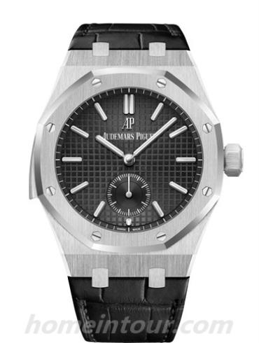 爱彼26591PT.OO.D002CR.01男表皇家橡树离岸型系列-黑色表带/表径42mm