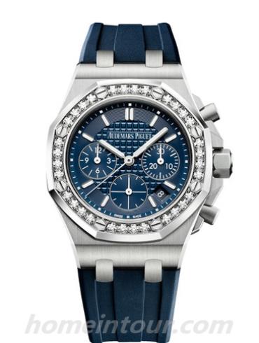 爱彼26231ST.ZZ.D027CA.01男表皇家橡树离岸型系列-蓝色表带/表径37mm