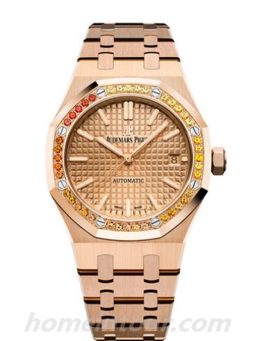 爱彼15451OR.YY.1256OR.01男表皇家橡树系列-金色表带/表径37mm