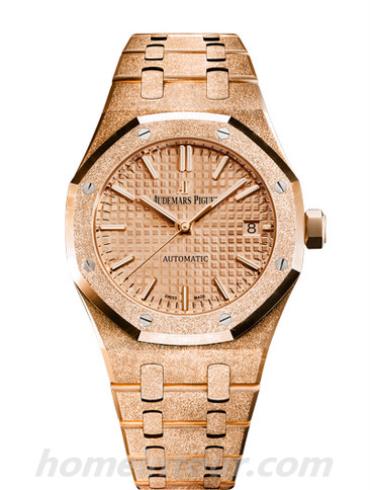 爱彼15454OR.GG.1259OR.03男表皇家橡树系列-金色表带/表径37mm