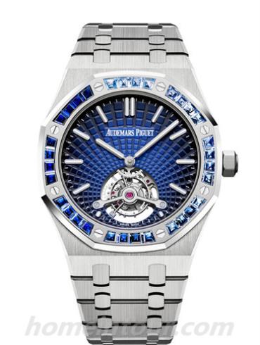 爱彼26521PT.YY.1220PT.01男表皇家橡树系列-银色表带/表径41mm