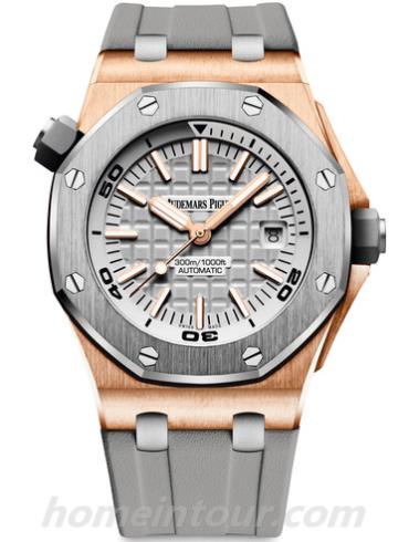 爱彼15711IO.OO.A006CA.01男表皇家橡树离岸型系列-灰色表带/表径42mm