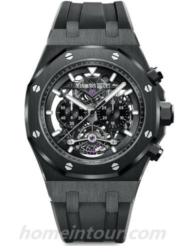 爱彼26343CE.OO.D002CA.01男表皇家橡树系列-黑色表带/表径44mm