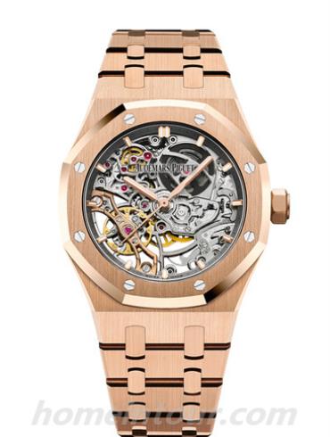 爱彼15467OR.OO.1256OR.01男表皇家橡树系列-金色表带/表径37mm