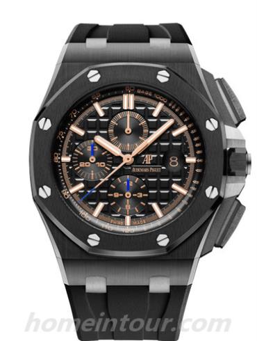 爱彼26405CE.OO.A002CA.02男表皇家橡树离岸型系列-黑色表带/表径44mm