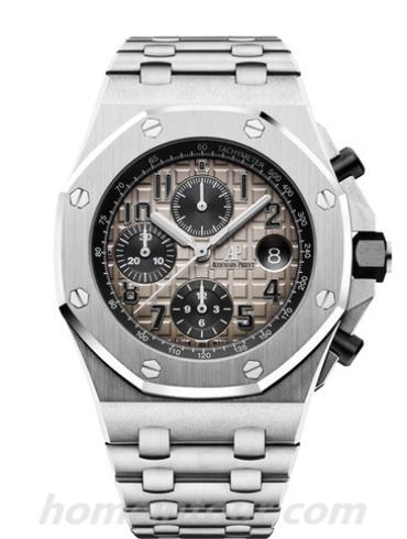 爱彼26470PT.OO.1000PT.01男表皇家橡树离岸型系列-银色表带/表径42mm