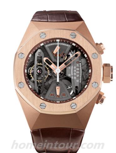 爱彼26223OR.OO.D099CR.01男表皇家橡树离岸型系列-棕色表带/表径44mm