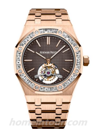 爱彼26516OR.ZZ.1220OR.01女表皇家橡树系列-玫瑰金色表带/表径41mm