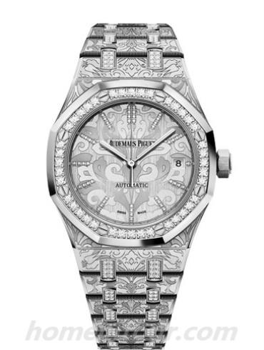 爱彼15456BC.ZG.1251BC.01女表皇家橡树系列-银色表带/表径37mm