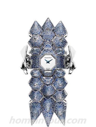 爱彼67701BC.SS.9191BC.01女表高级珠宝系列-蓝色表带/表径29.3mm