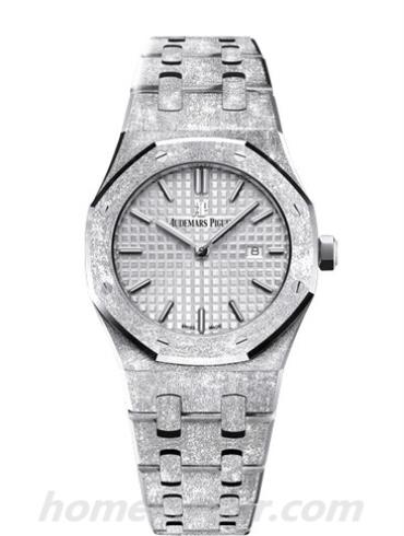 爱彼67653BC.GG.1263BC.01女表皇家橡树系列-银色表带/表径33mm