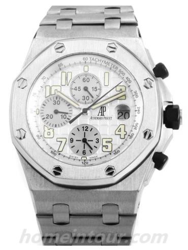 爱彼 25721ST.OO.1000ST.07.A男表皇家橡树离岸型系列-银色表带/表径44mm