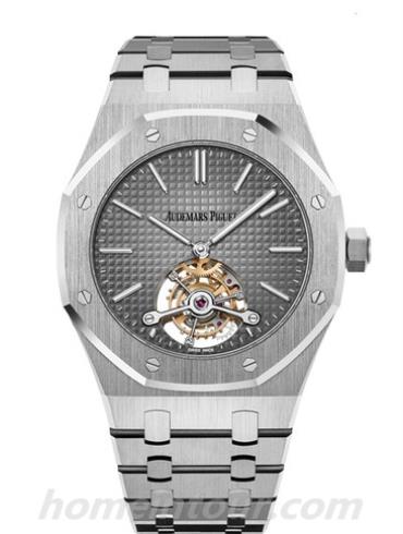 爱彼26510PT.OO.1220PT.01男表皇家橡树系列-银色表带/表径41mm